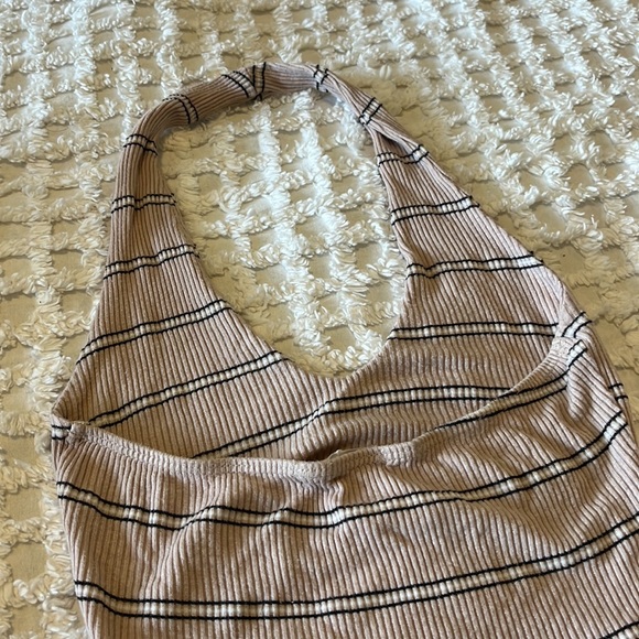 PacSun Striped Halter Neck Bodysuit - Picture 2 of 2